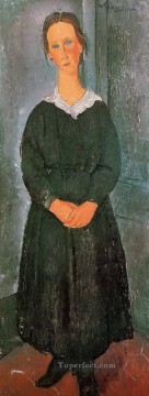 Amedeo Modigliani Painting - the servant girl Amedeo Modigliani